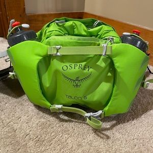 Osprey Talon 6 hydration waistpack-lime green for outdoor excursions